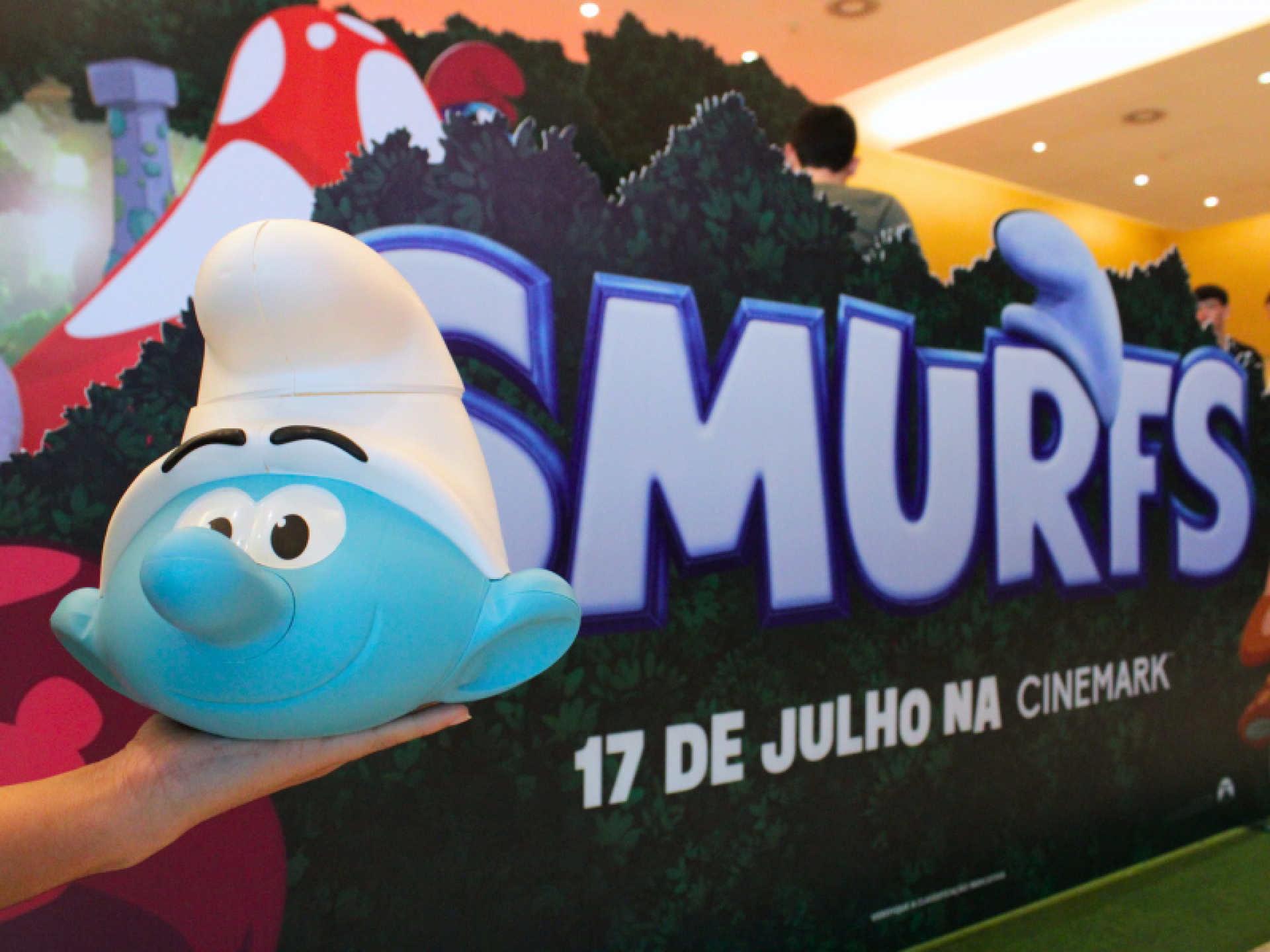 Combo Smurfs no Cinemark.
