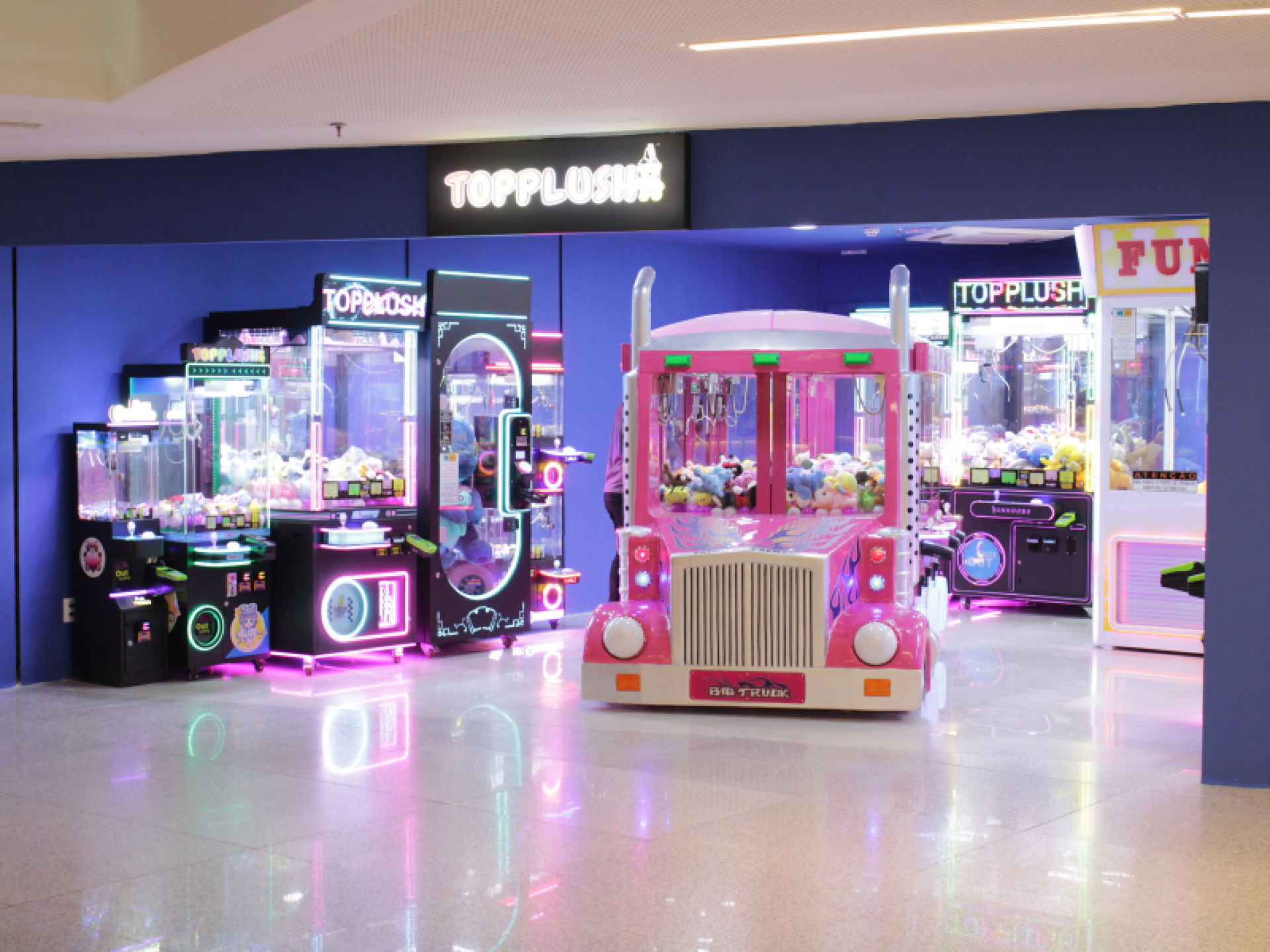 Máquinas de Garra da Top Plush.