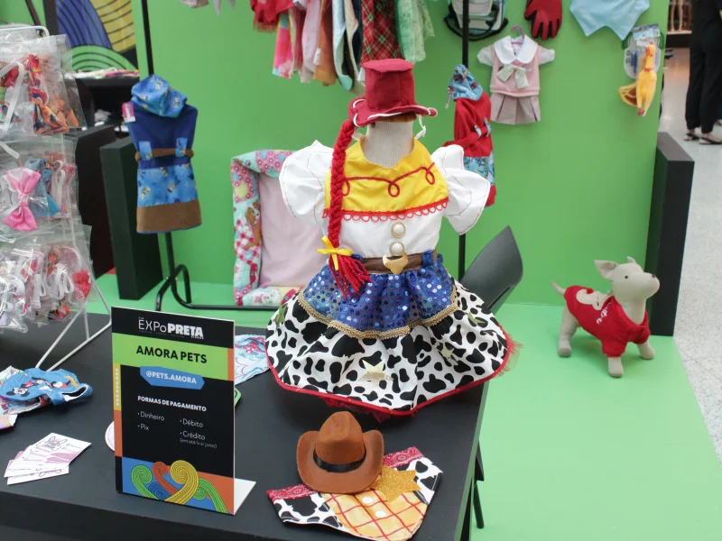 Conheça "Amora Pets", o estande pet da Expo Preta 2026