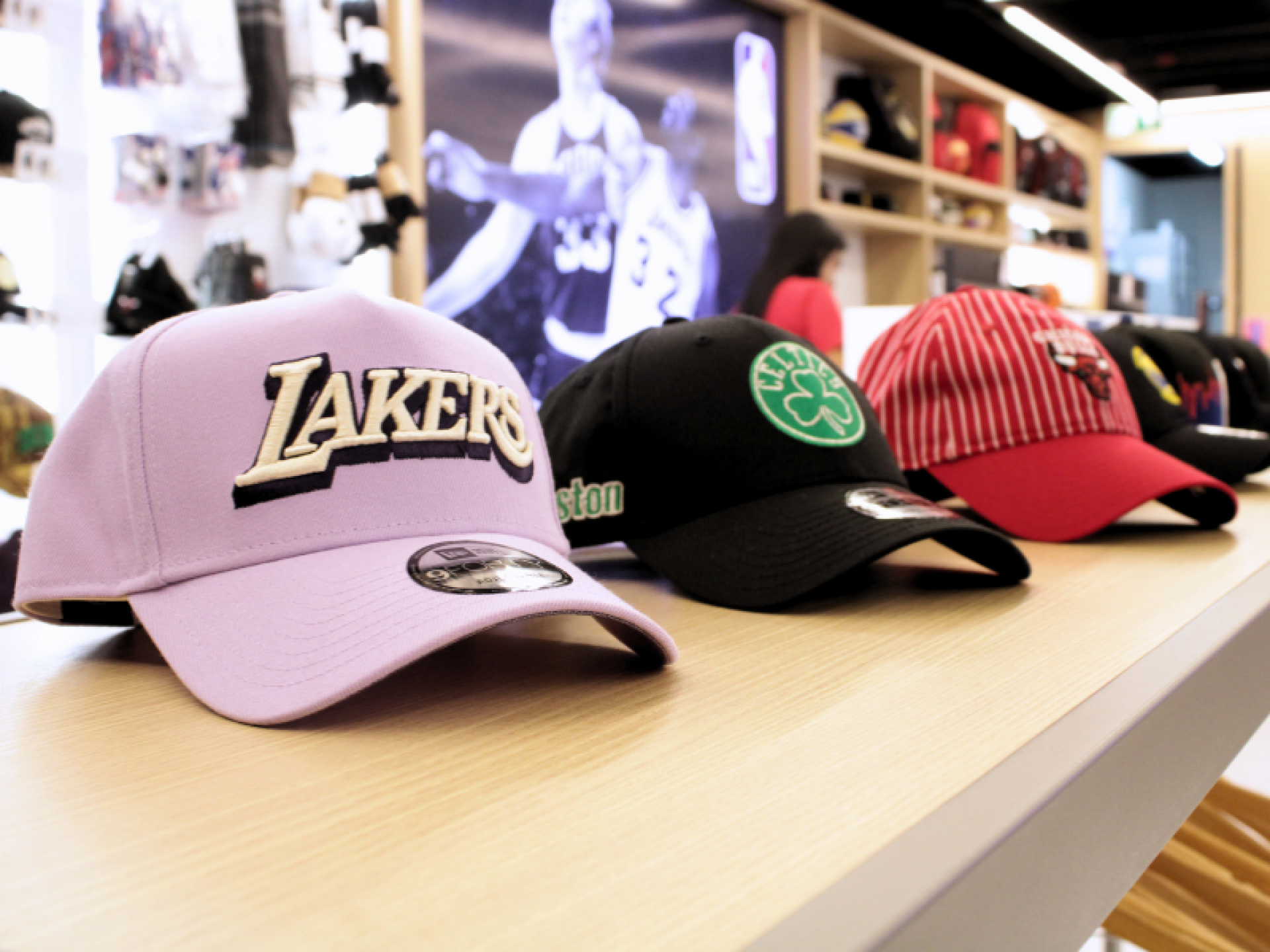 Bonés da NBA.