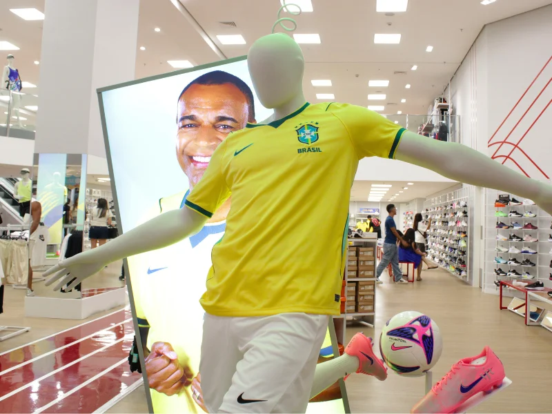 Novas camisas do Brasil estão disponíveis no RioMar Recife