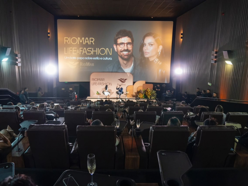 Reynaldo Gianecchini e Fernanda Motta conversam sobre estilo e cultura no RioMar Life&Fashion